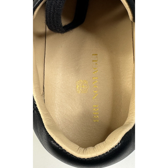 Bruno Magli Paola Womens Platform Sneaker Black Leather Size 8M New $198 - Picture 8 of 10